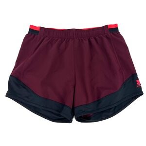 Under Armour UA Challenger Pro Shorts Womens Size M Dark Red Fitted 1379445‎